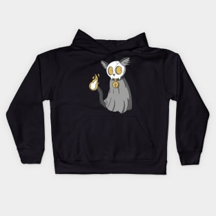 Old School Ghost Cat Kids Hoodie